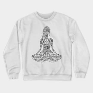 Yoga pose girl Crewneck Sweatshirt